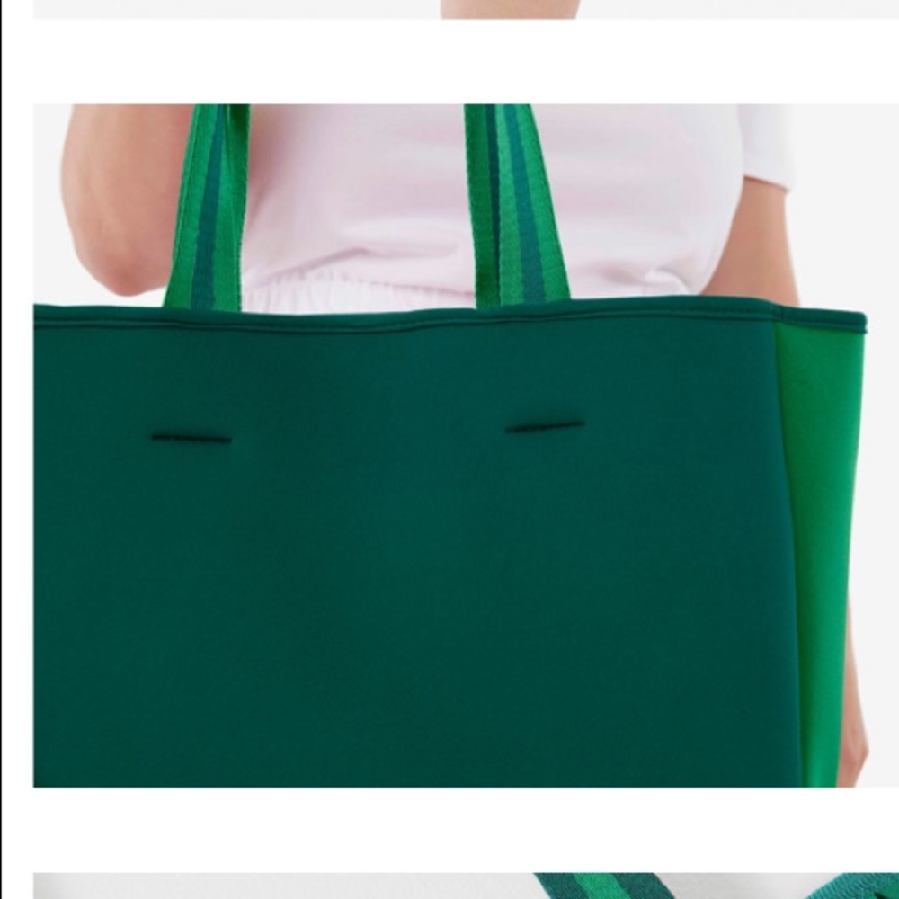 New Summersalt Neoprene Beach Tote in Blue/Green - Picture 3 of 5